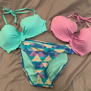 Victoria Secret bathing suit tops & Target bottoms
